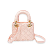 Heart-Quilted Bag - doe a dear