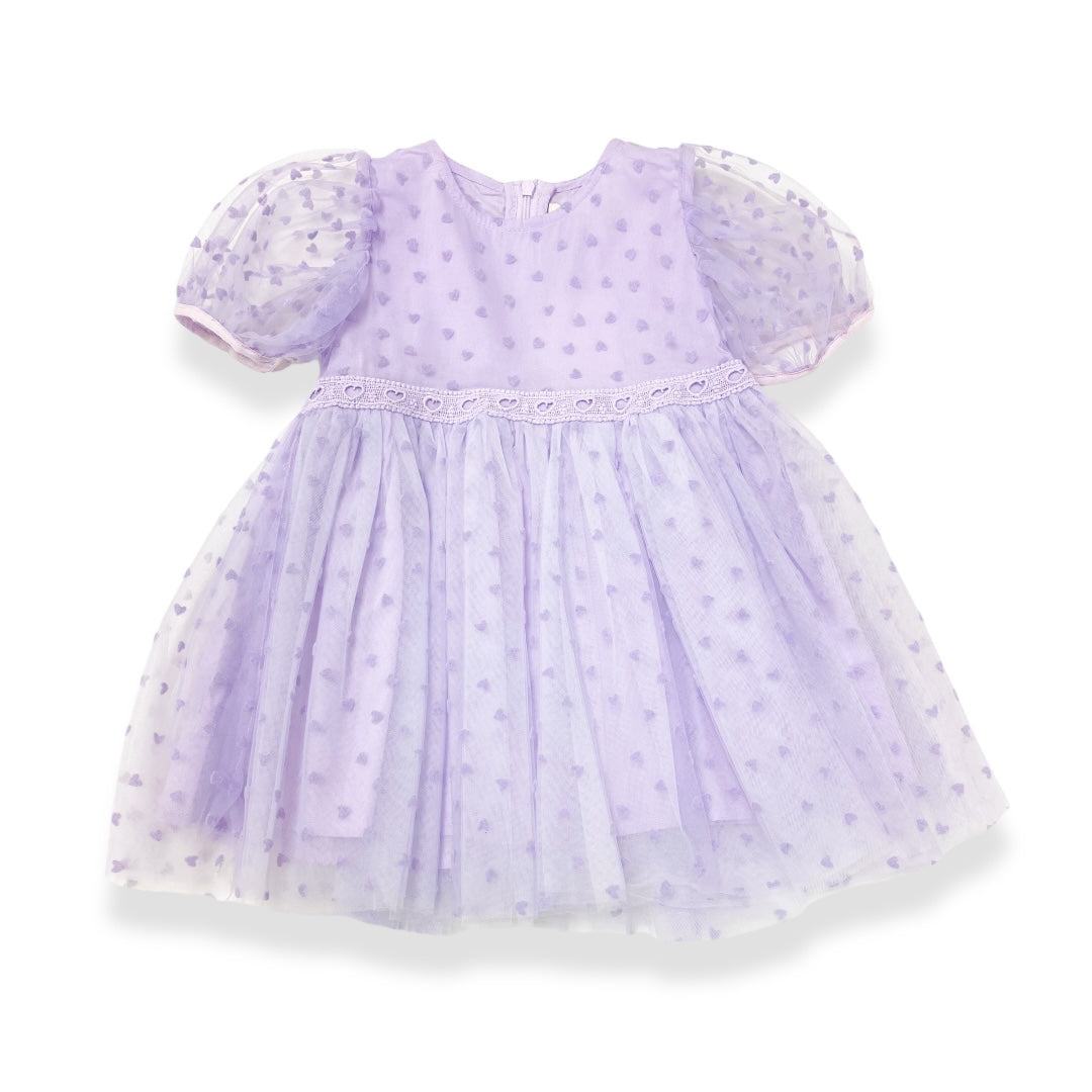 Velvet Heart Mesh Dress – doe a dear