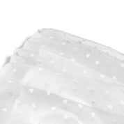 Velvet Heart Mesh Dress White - doe a dear