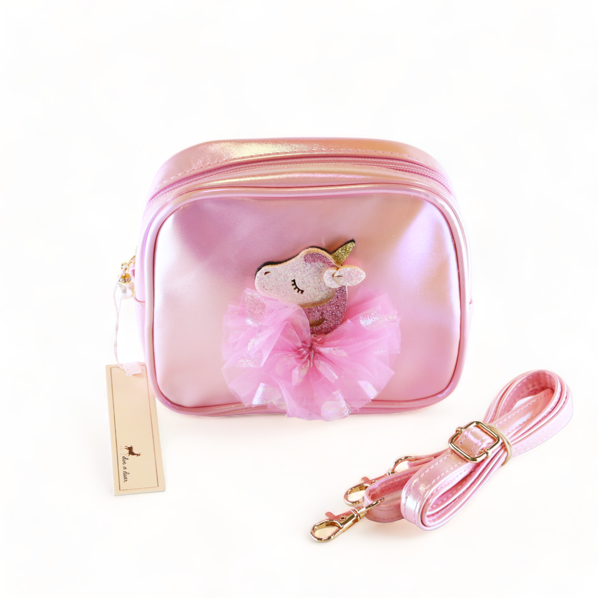 Unicorn Holographic Purse Pink