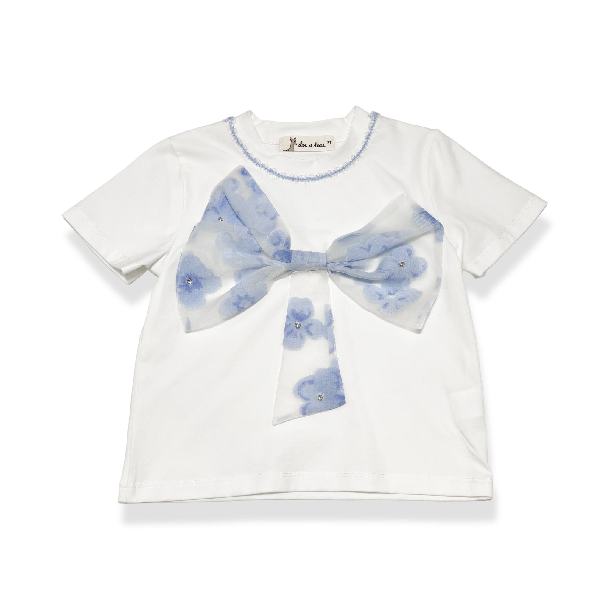 The Elle Top - blue - doe a dear