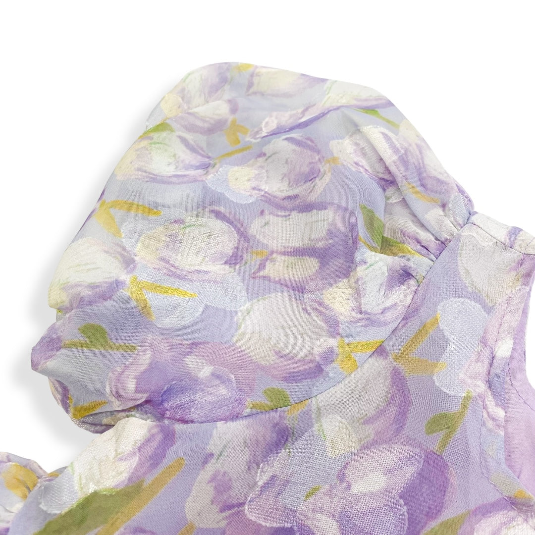 Purple English Floral Dress - doe a dear