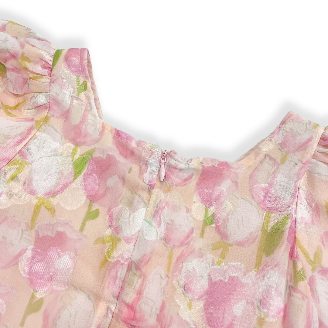 Pink English Floral Dress - doe a dear