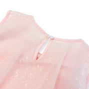 Pink Iridescent Print Sheer Dress - doe a dear