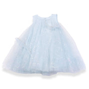 Blue Iridescent Print Sheer Dress - doe a dear