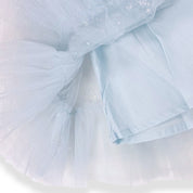 Blue Iridescent Print Sheer Dress - doe a dear