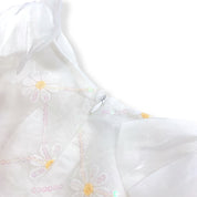 White Sequin Daisy Mesh Dress - doe a dear
