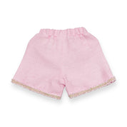 Novelty Button Tweed Shorts-pink - doe a dear