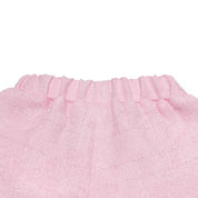 Novelty Button Tweed Shorts-pink - doe a dear