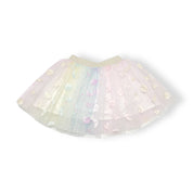 Moon & Star Embellished Tutu - white - doe a dear