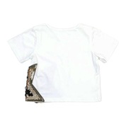 Star Sequin Patch Tee - White - doe a dear
