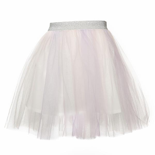  Lavender Elastic Waist Ombre Tulle Middi Skirt - Doe a Dear 