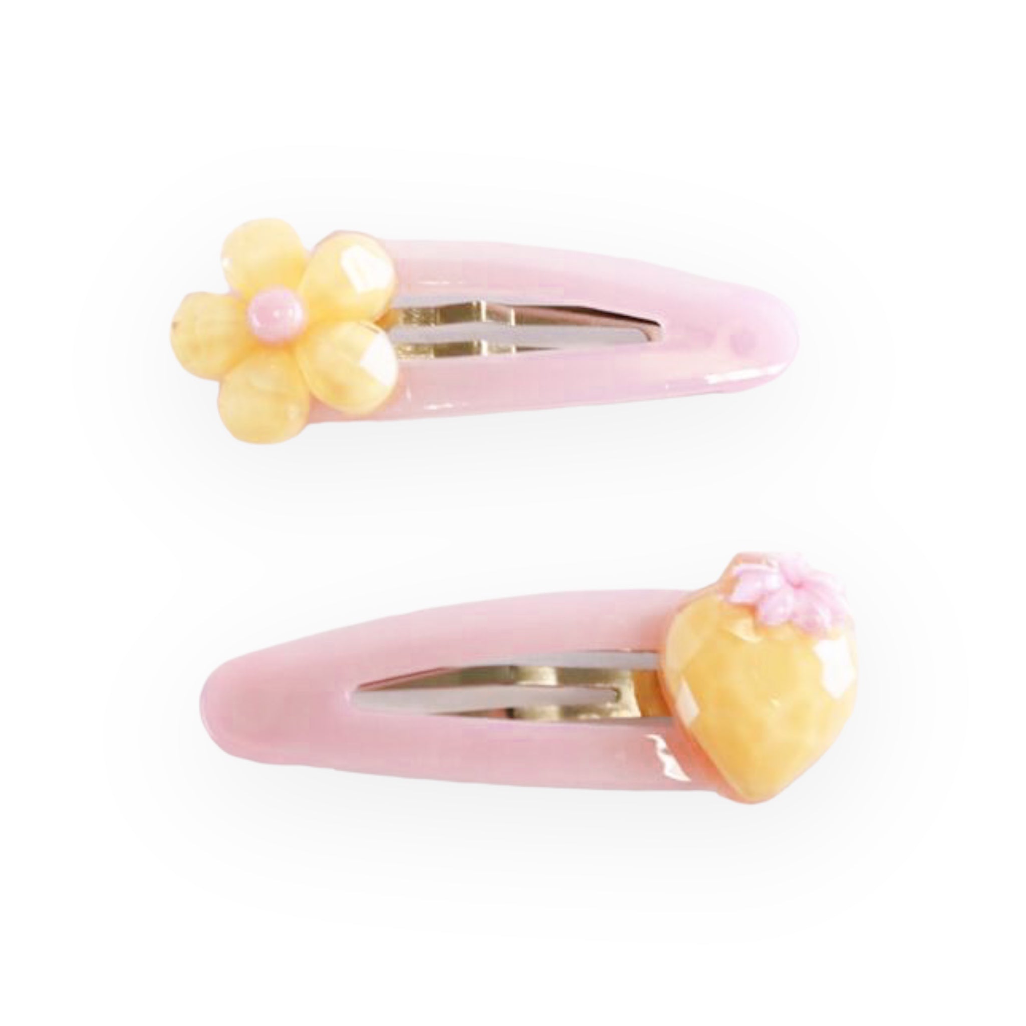 Floral & Strawberry Hair Clip (SET) - doe a dear