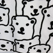 White Bear Textural Embroidery Tee - doe a dear