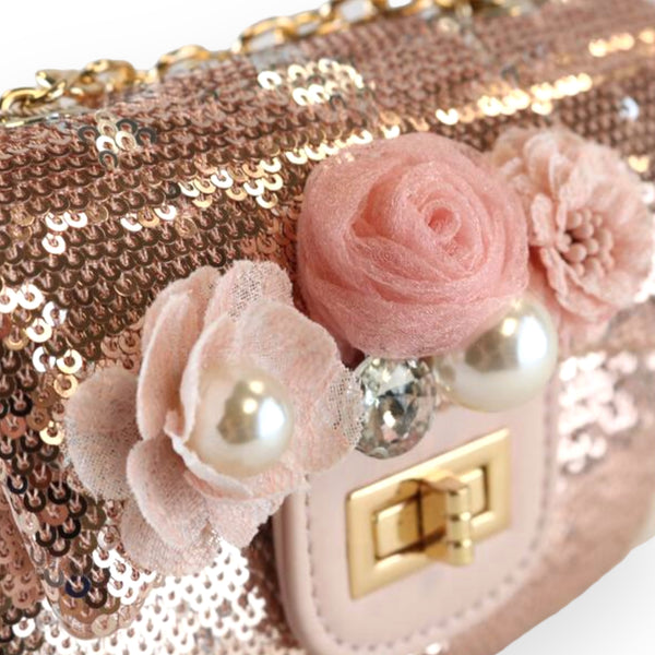 Wholesale Handbags Accessories Custom Rose Gold Color Decorative