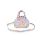 Pearl Studs Multi Leather Satchel Bag - doe a dear