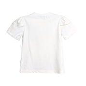 Puff Slv White Bunny Tee - doe a dear