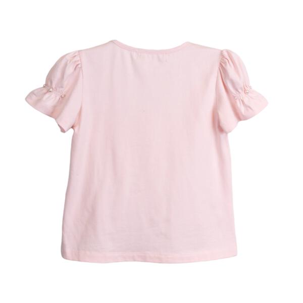 Puff Slv Pink Unicorn Tee - doe a dear