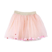 Pink Pom Pom Glitter Mesh Tutu - doe a dear