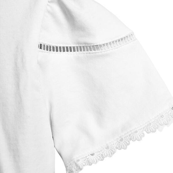Puff Slv White Bunny Tee - doe a dear