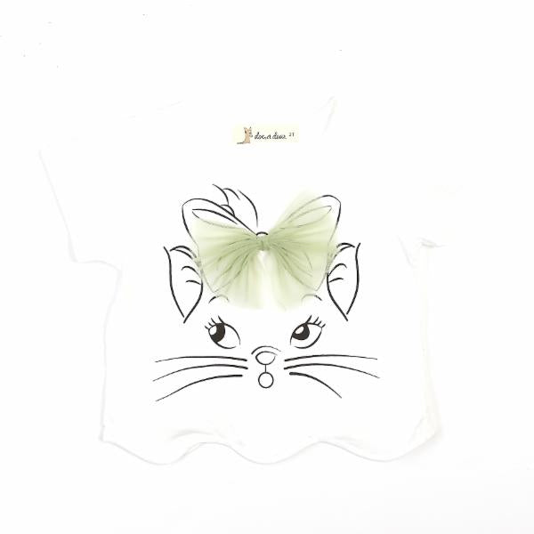 Short Sleeve Cat Top - Doe a Dear 