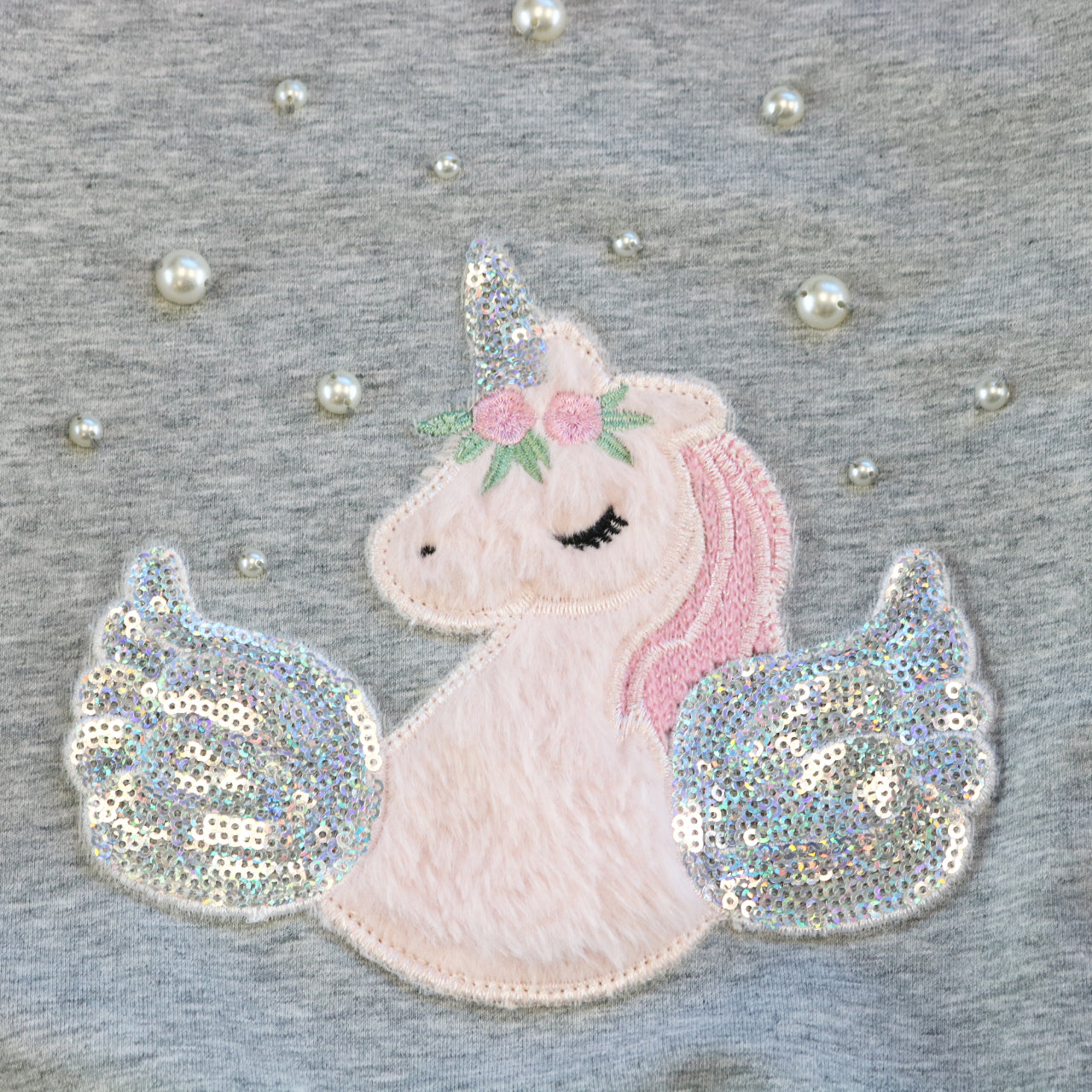Unicorn Loungewear Set - Grey - doe a dear