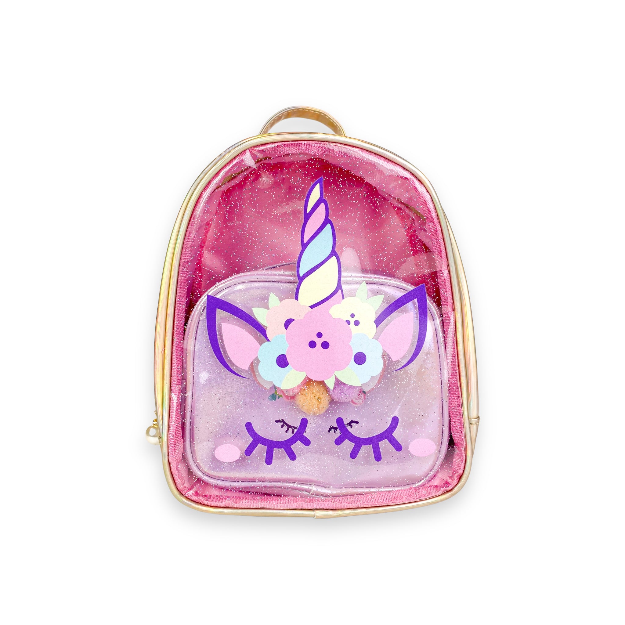 Unicorn Purse & Backpack set Gold/Purple - doe a dear