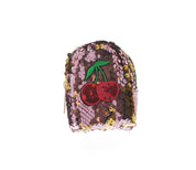 Sequinned Cherries Coin Purse Key Chain - Doe a Dear