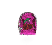 Sequinned Cherries Coin Purse Key Chain - Doe a Dear