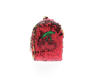 Sequinned Cherries Coin Purse Key Chain - Doe a Dear