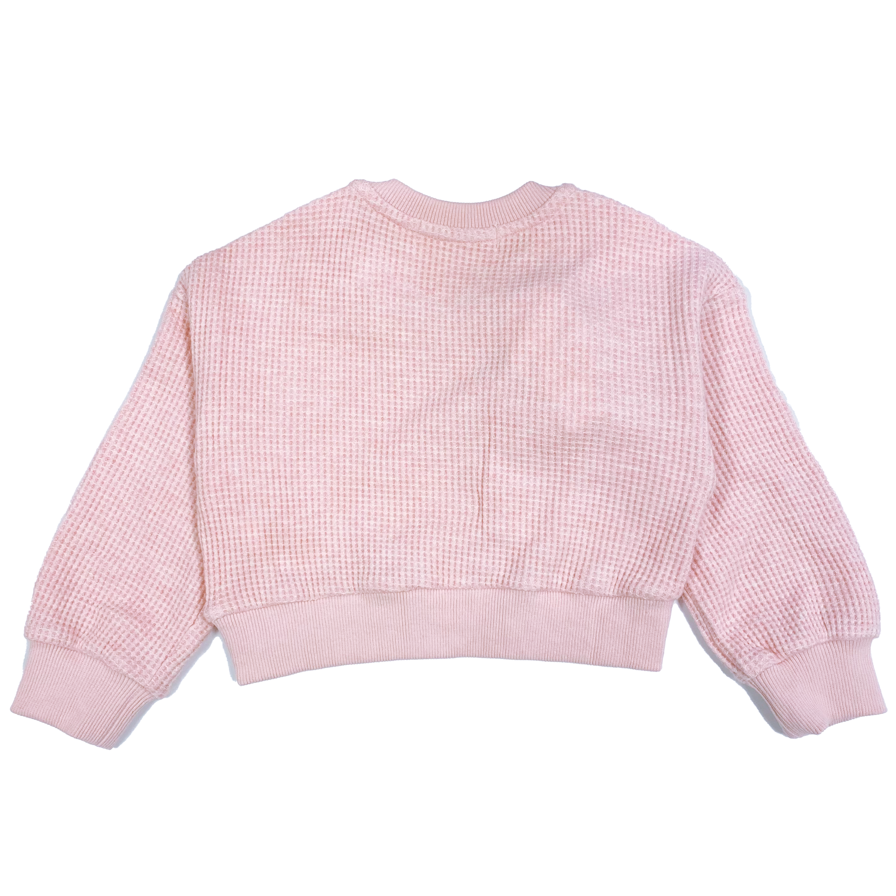 Textured Teddy Loungewear Set - Pink - doe a dear