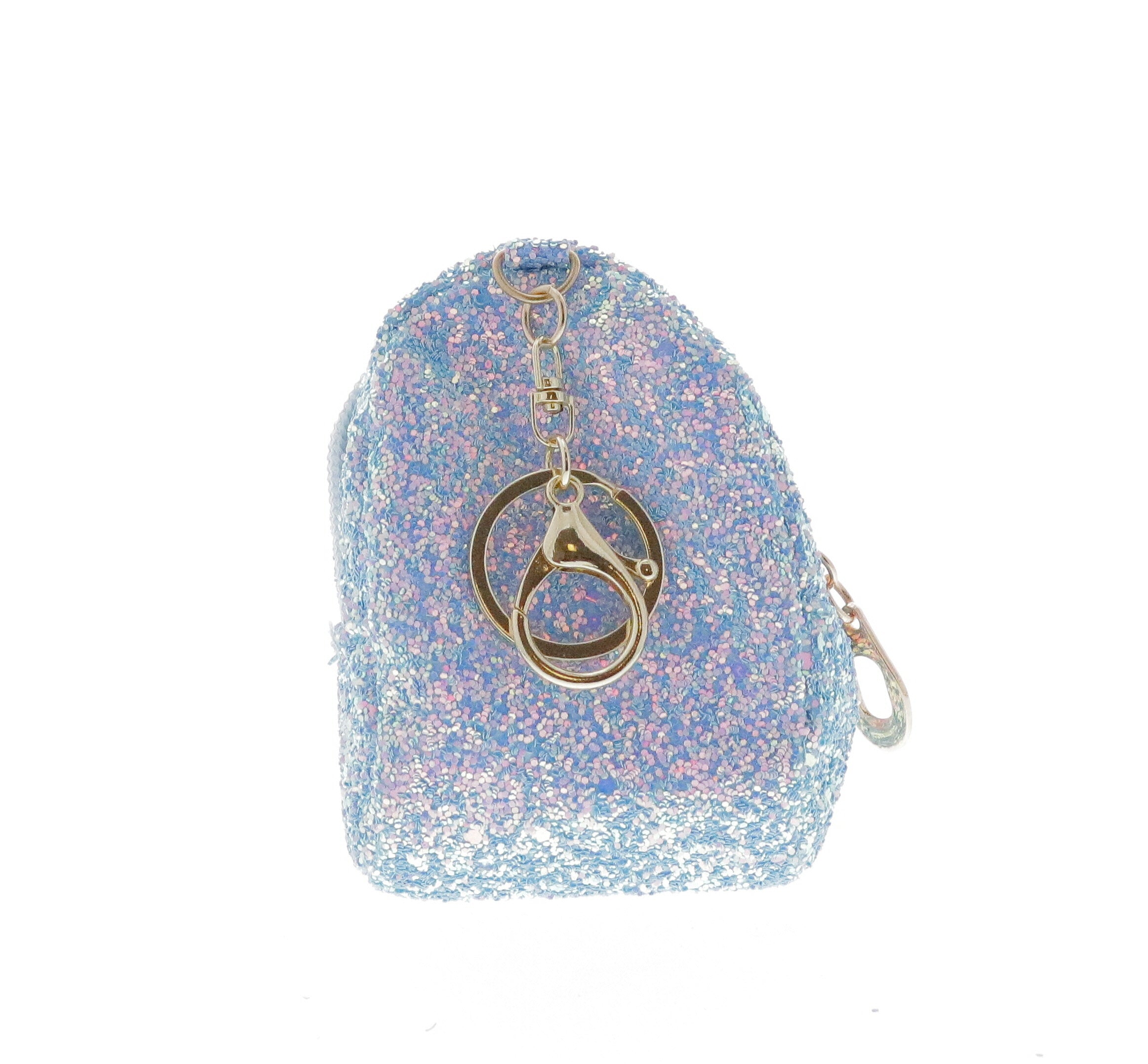 Sequin Rainbow Coin Purse Key Chain - Doe a Dear