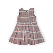 Heart Plaid Dress - Red - doe a dear