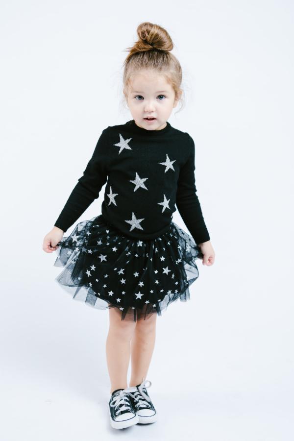 Star Glittered Mesh Tutu Skirt - doe a dear