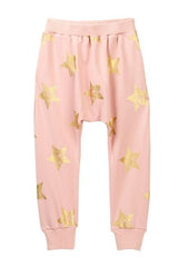 Gold Star Drop Crotch Joggers