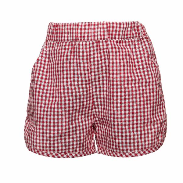 Red Plaids Shorts - doe a dear