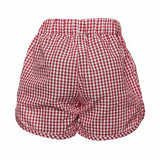 Red Plaids Shorts
