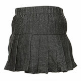 Tweed A-Line Pleat Skirt