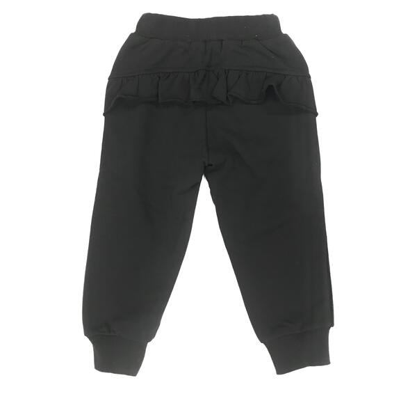 Black Joggers with Green Stripe - doe a dear