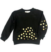 Gold Dot Pocket Sweatshirt - doe a dear