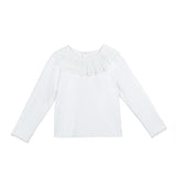 Floral Lace Collar Top