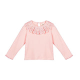 Floral Lace Collar Top