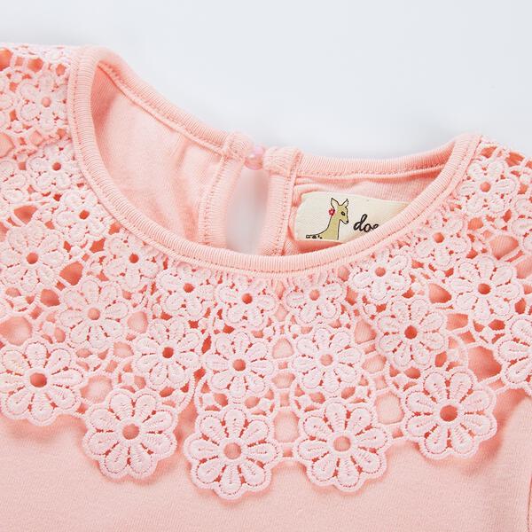 Floral Lace Collar Top - doe a dear