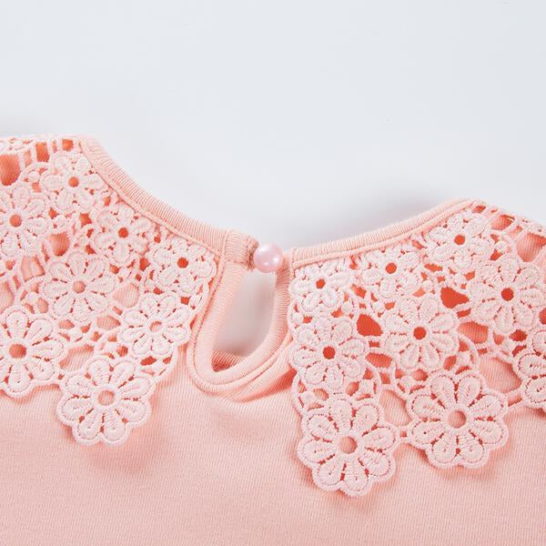 Floral Lace Collar Top - doe a dear