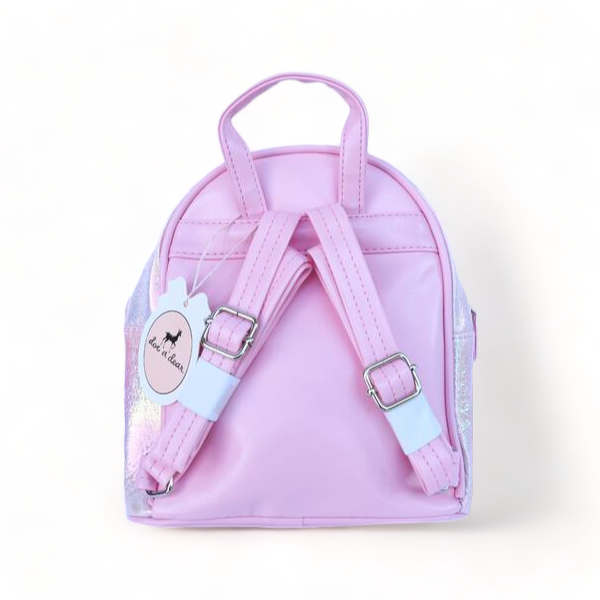 Butterfly Iridescent Backpack - Pink - doe a dear