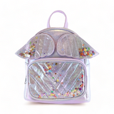 Angel Wings Iridescent Backpack - Lilac