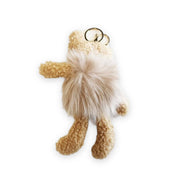 Wedding Bear Keychain - doe a dear