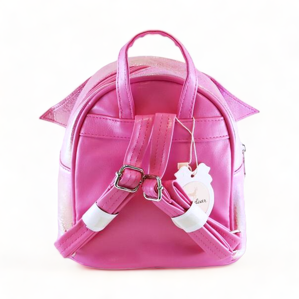 Angel Wings Iridescent Backpack - Fuchsia - doe a dear