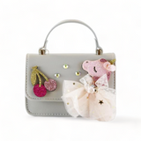 Unicorn & Cherry Applique Purse