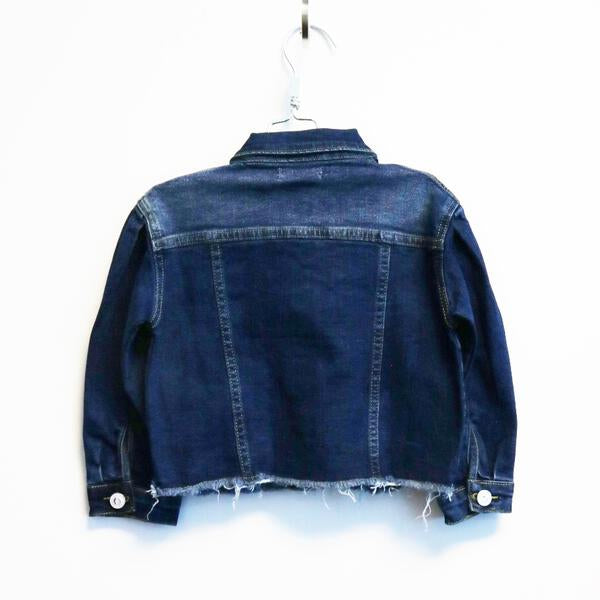 Pink Stud Distressed Denim Jacket - doe a dear